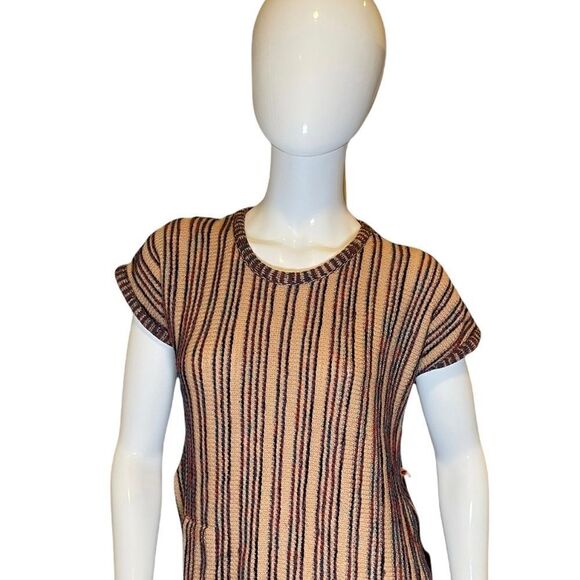 Carol Horn Knit Striped Wool Tunic 70s Pullover - Picture 15 of 15